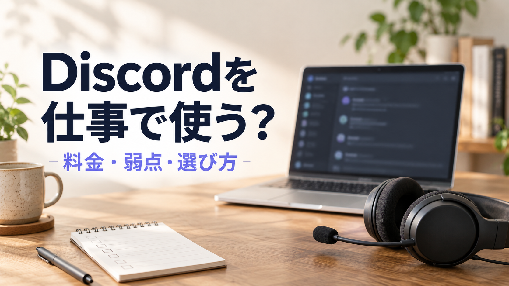 Discordのビジネス利用。料金・弱点・選び方を確認するガイド