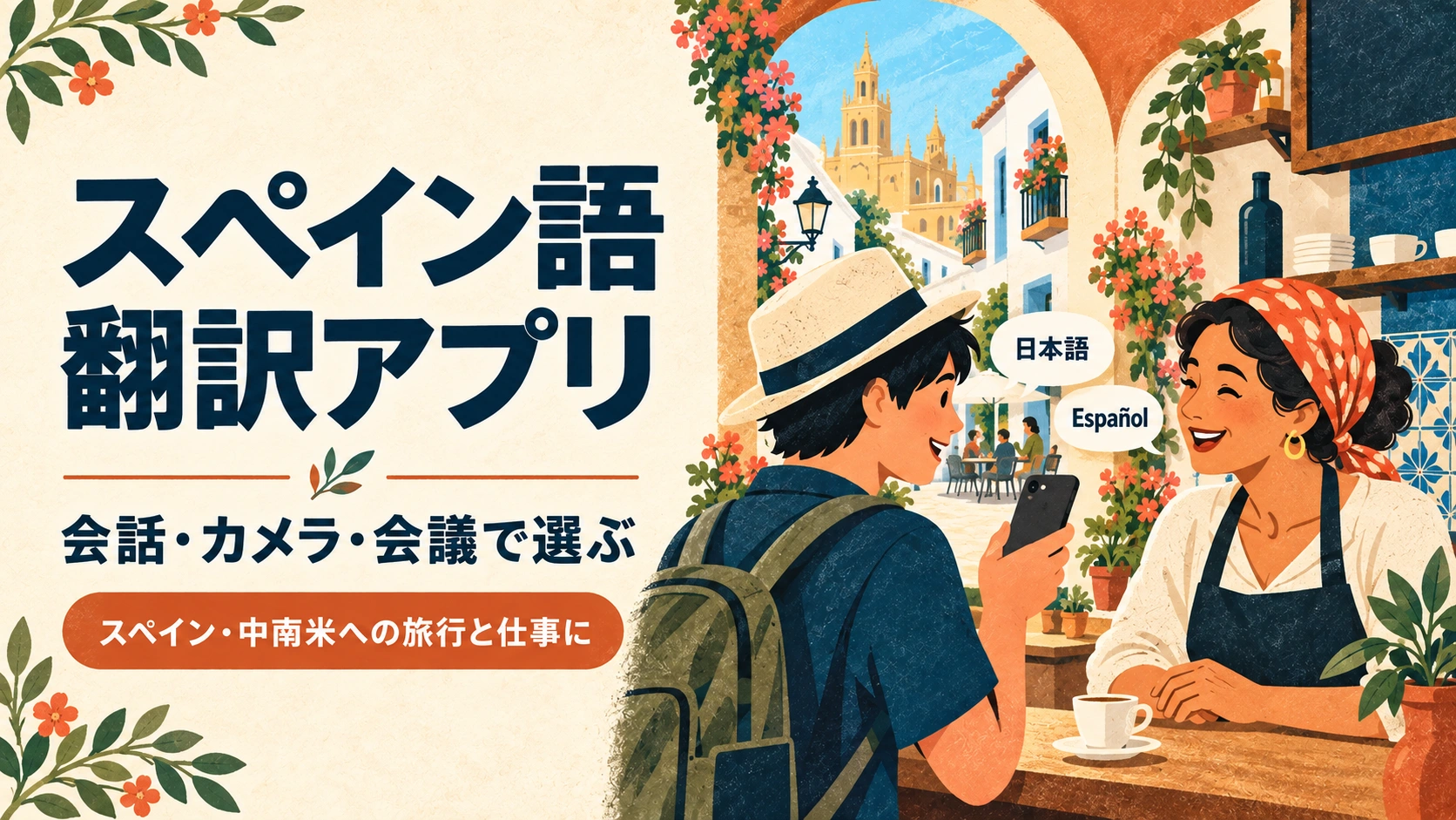 スペイン語翻訳アプリ4選|文法・地域差と旅先での使い方