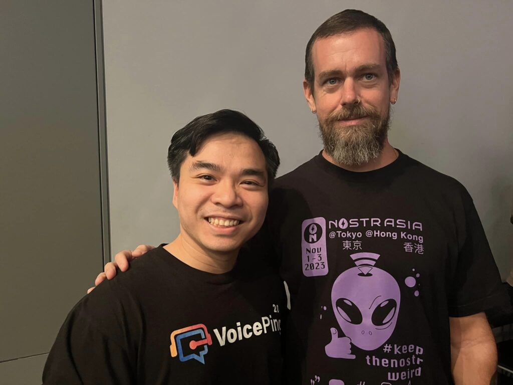 Jack Dorsey氏とVoicePing COOのJack Nguyen