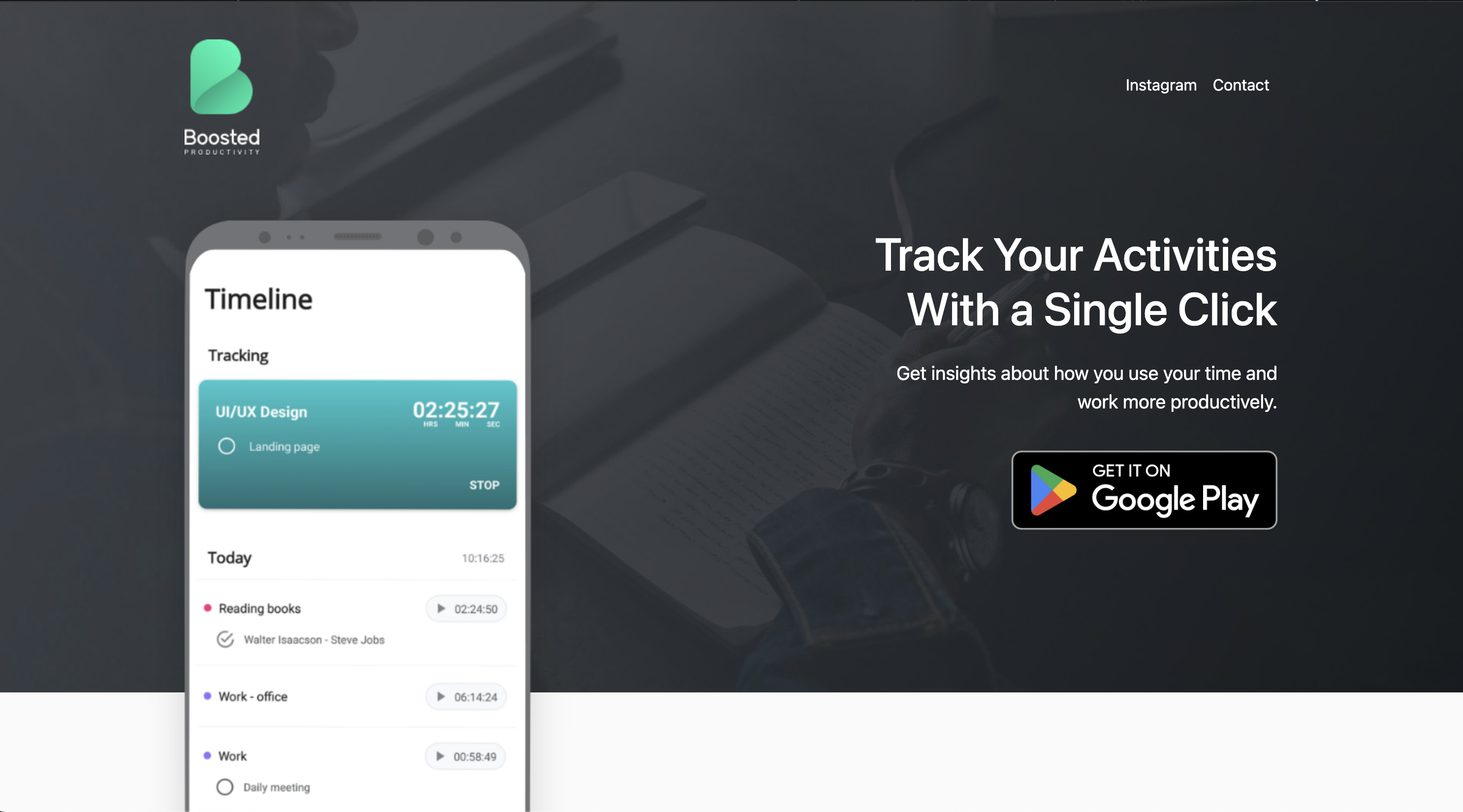 Boosted Time Tracker